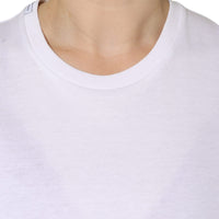 Dolce & Gabbana White Cotton Sleeveless Crew Neck T-shirt