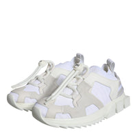 Dolce & Gabbana White Mesh Sorrento Trekking Sneakers Shoes