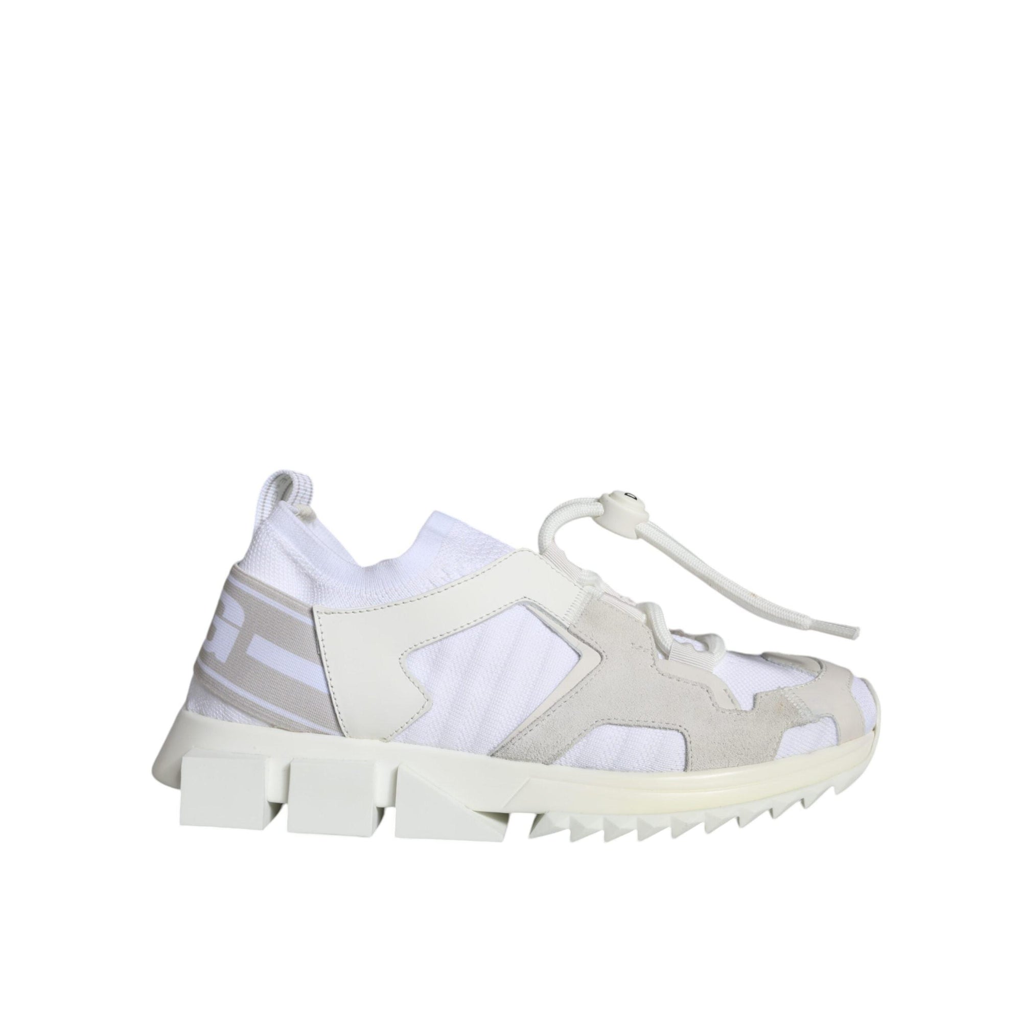 Dolce &amp; Gabbana White Mesh Sorrento Trekking Sneakers Shoes