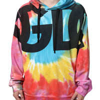 Dolce & Gabbana Multicolor Tie Dye Hooded Sweatshirt Sweater