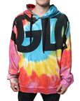 Dolce & Gabbana Multicolor Tie Dye Hooded Sweatshirt Sweater