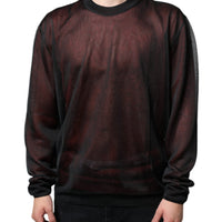 Dolce & Gabbana Brown Polyester Pullover Sweatshirt Sweater