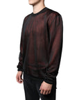 Dolce & Gabbana Brown Polyester Pullover Sweatshirt Sweater
