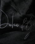 Dolce & Gabbana Black Polyester Pullover Sweatshirt Sweater
