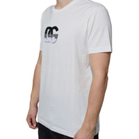 Dolce & Gabbana White Cotton DG Logo Print T-shirt