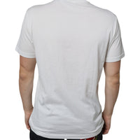 Dolce & Gabbana White Cotton DG Logo Print T-shirt