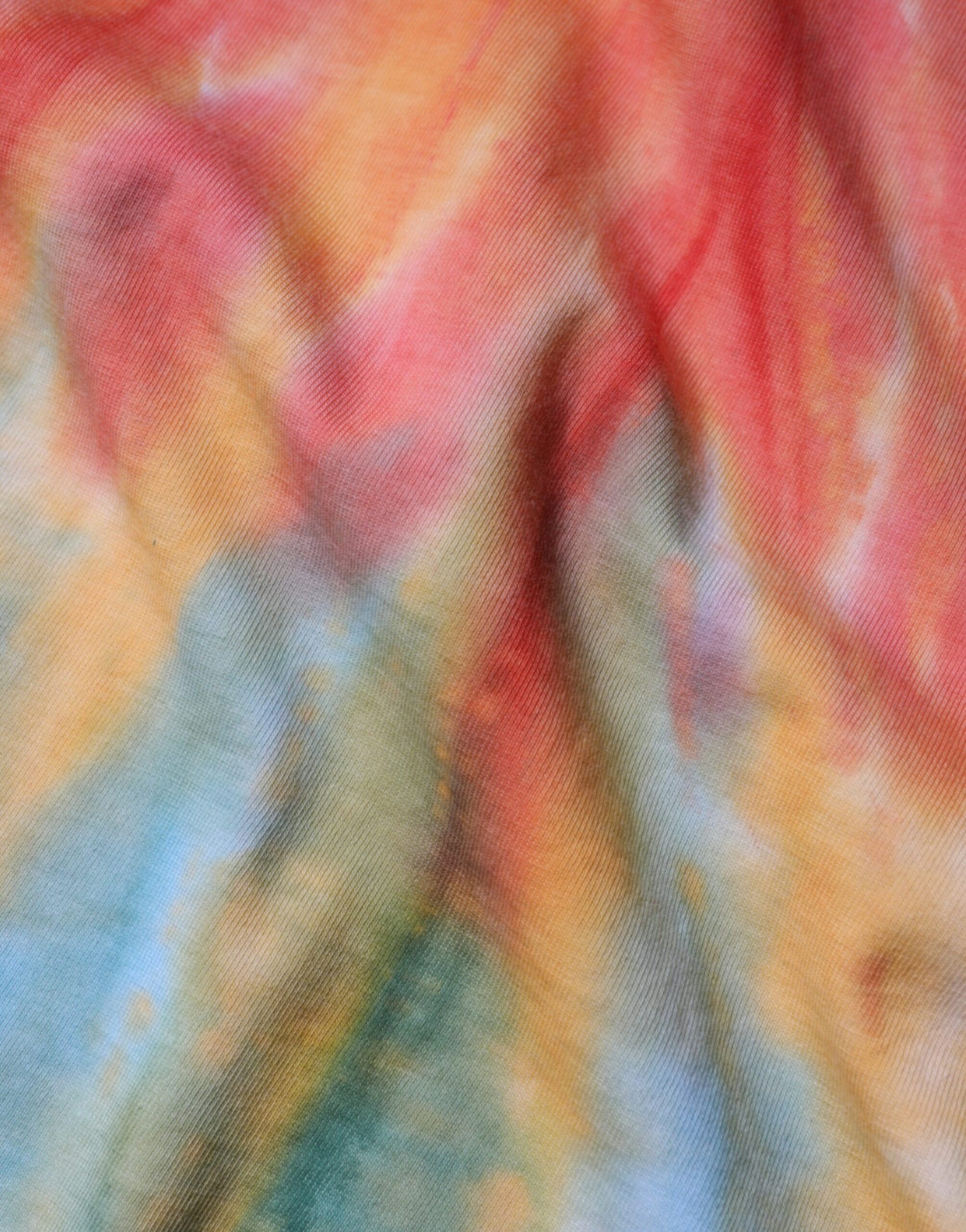 Dolce &amp; Gabbana Multicolor Tie-Dye Logo Cotton T-shirt