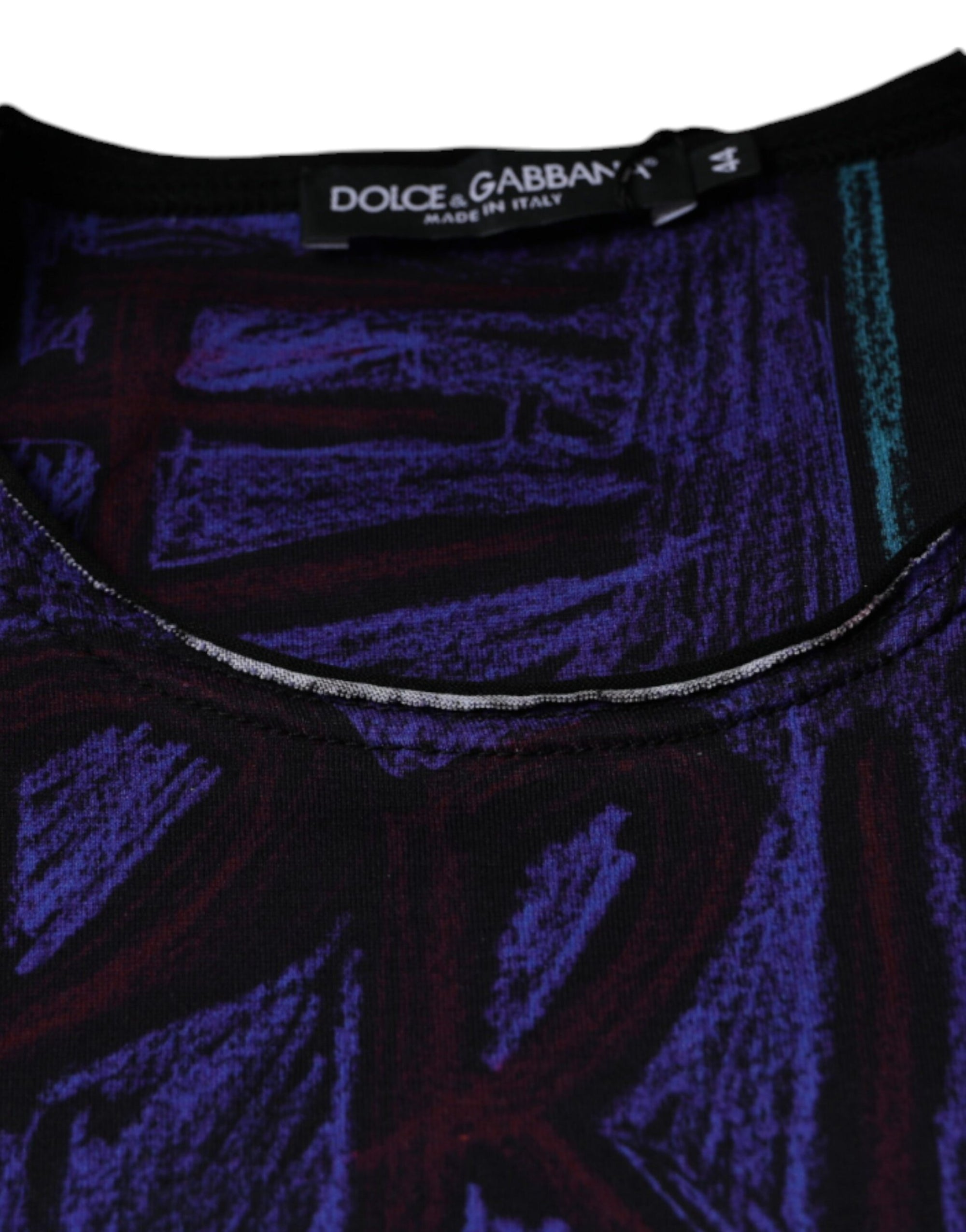 Dolce &amp; Gabbana Multicolor Graphic Print Cotton T-shirt