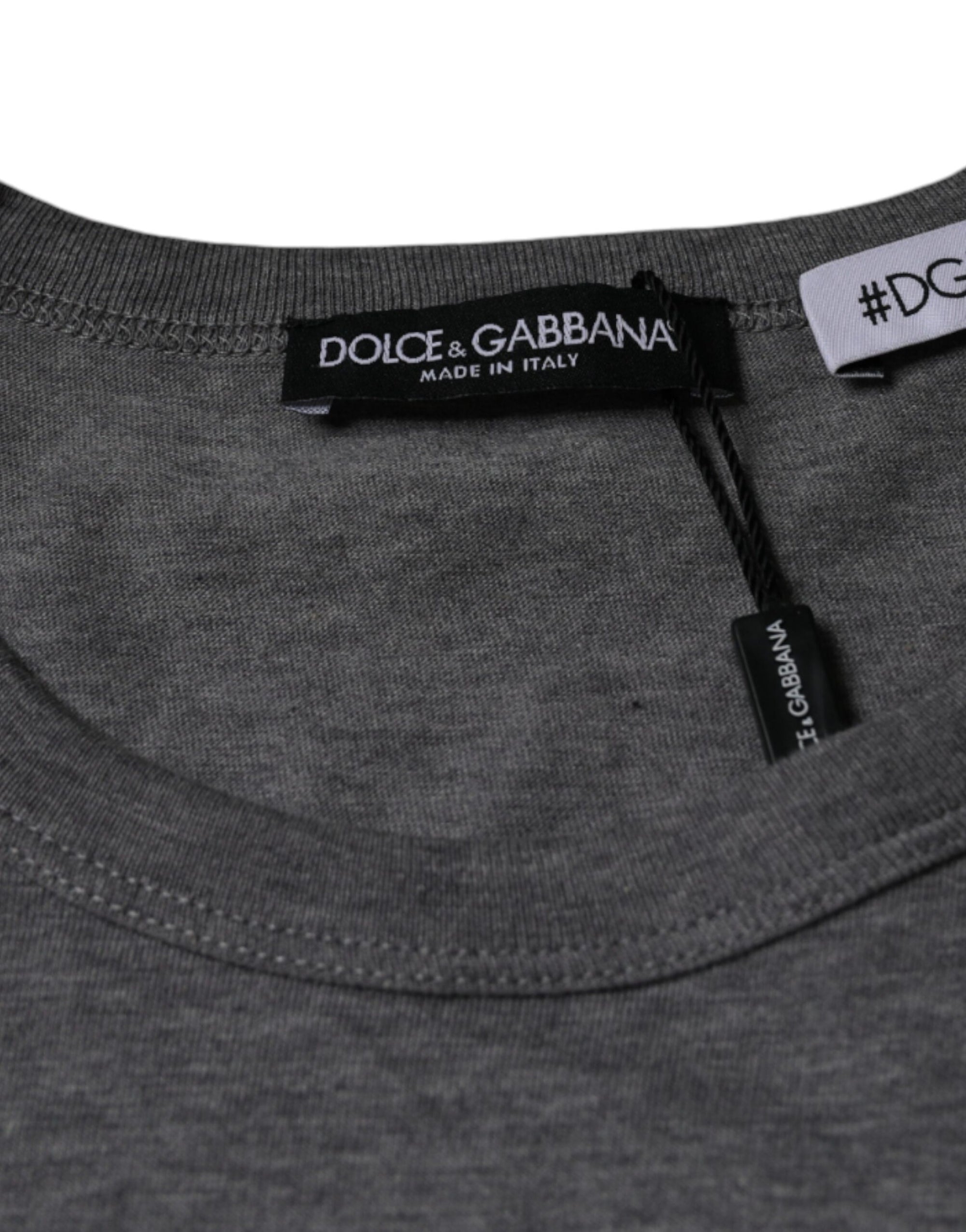 Dolce &amp; Gabbana Gray Cotton 