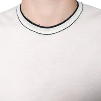 Dolce & Gabbana Off White Cashmere Short Sleeves T-shirt