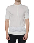 Dolce & Gabbana Off White Cotton Short Sleeves T-shirt