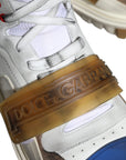 Dolce & Gabbana Multicolor Leather Trekking Sneakers Boots Shoes