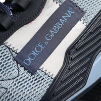 Dolce & Gabbana Blue Black Low Top NS1 Sneakers Shoes