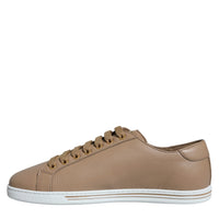 Dolce & Gabbana Brown Low Top Men Saint Tropez Sneakers Shoes