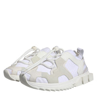 Dolce & Gabbana White Mesh Sorrento Trekking Sneakers Shoes