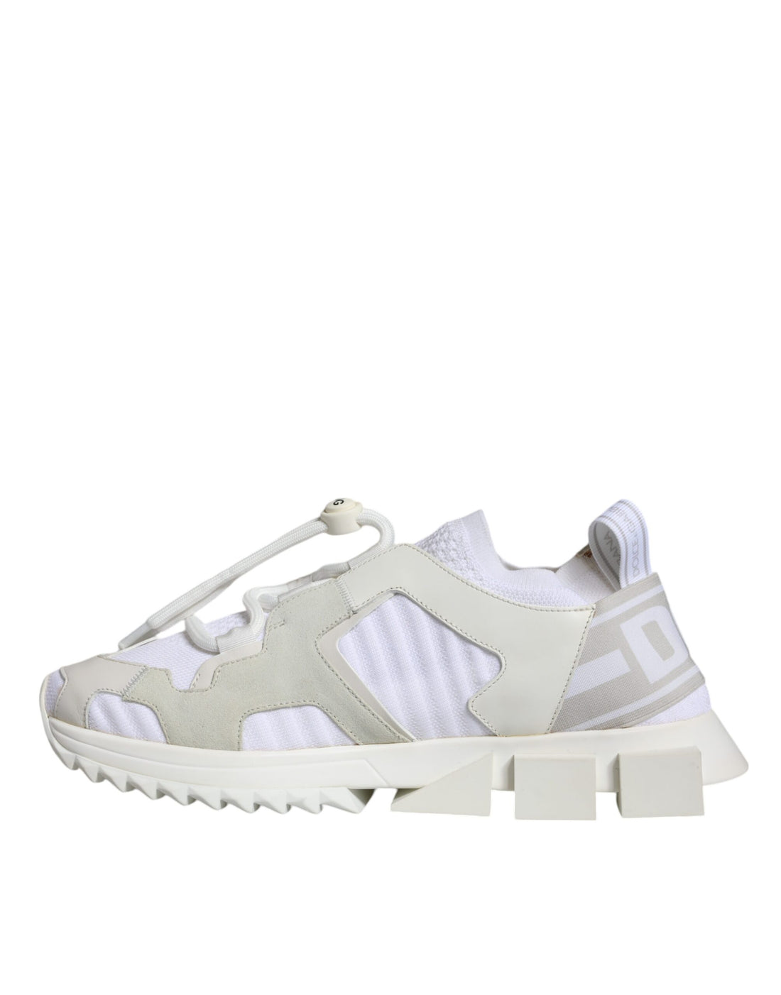 Dolce & Gabbana White Mesh Sorrento Trekking Sneakers Shoes