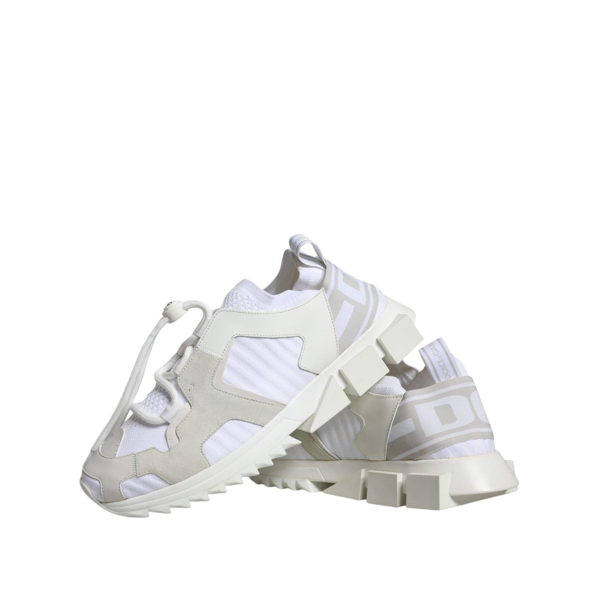 Dolce &amp; Gabbana White Mesh Sorrento Trekking Sneakers Shoes