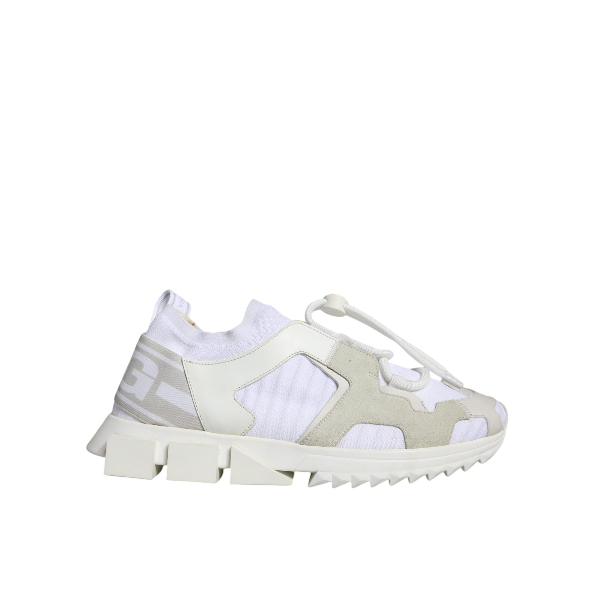 Dolce &amp; Gabbana White Mesh Sorrento Trekking Sneakers Shoes