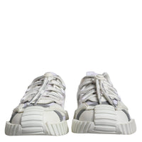 Dolce & Gabbana White Lace Up Low Top NS1 Sneakers Shoes