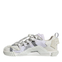 Dolce & Gabbana White Lace Up Low Top NS1 Sneakers Shoes