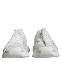 Dolce & Gabbana White Mesh Sorrento Trekking Sneakers Shoes