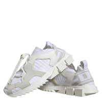 Dolce & Gabbana White Mesh Sorrento Trekking Sneakers Shoes