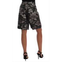 Dolce & Gabbana Elegant High-Waist Brocade Shorts