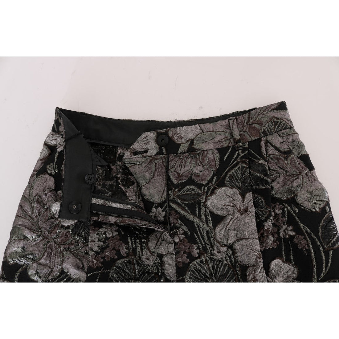 Dolce & Gabbana Elegant High-Waist Brocade Shorts