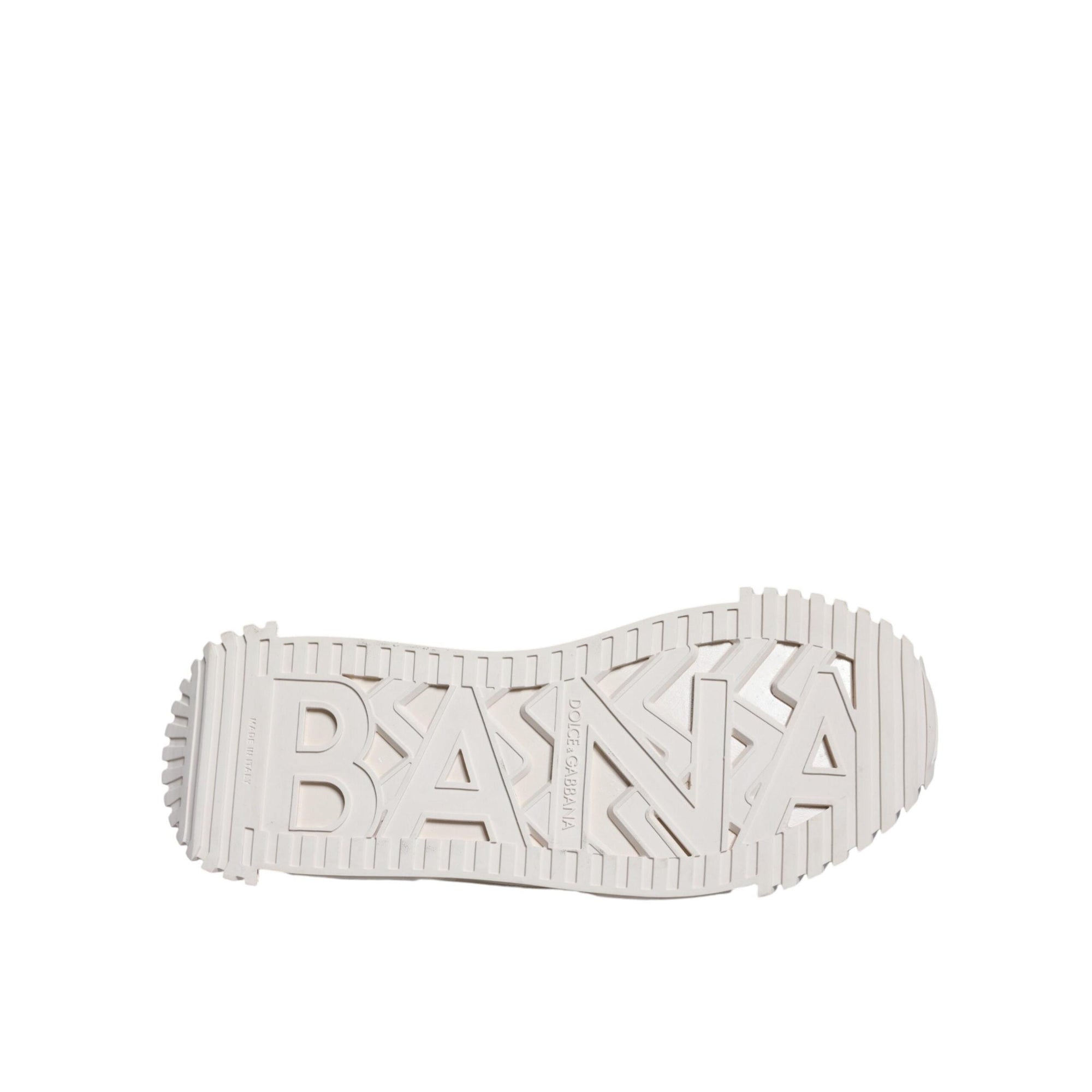 Dolce &amp; Gabbana White Lace NS1 Low Top Sneaker Sports Shoes