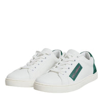 Dolce & Gabbana White London Calf Leather Sneakers Shoes