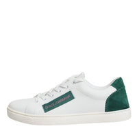 Dolce & Gabbana White London Calf Leather Sneakers Shoes