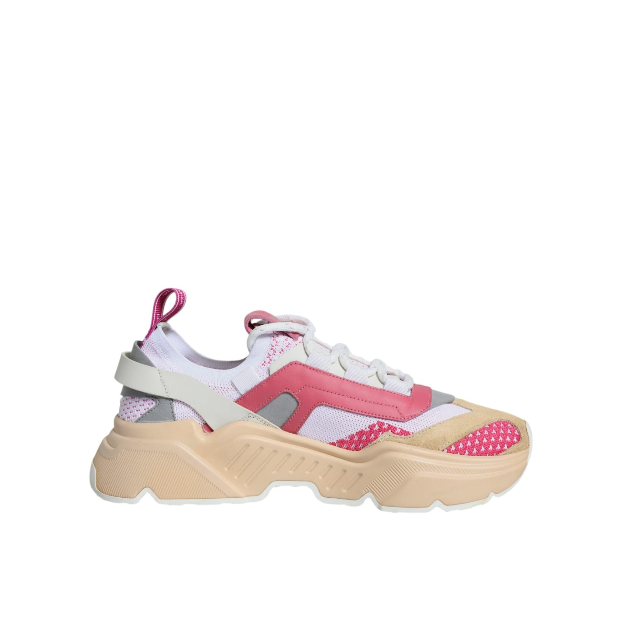 Dolce &amp; Gabbana Multicolor Leather Daymaster Sneakers Shoes