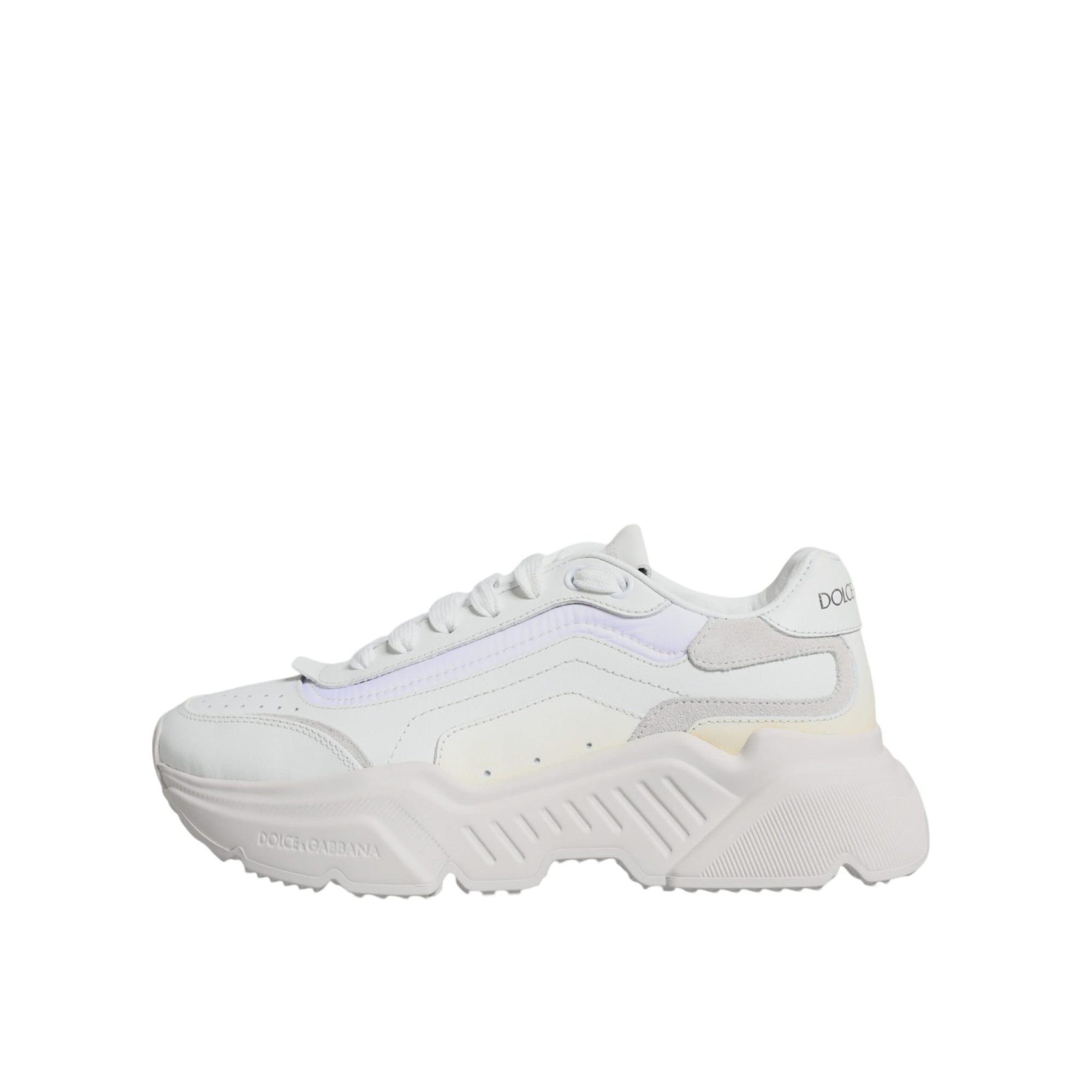 Dolce &amp; Gabbana White Daymaster Low Top Sneakers Shoes