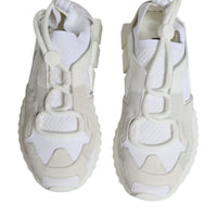 Dolce & Gabbana White Mesh Sorrento Trekking Sneakers Shoes