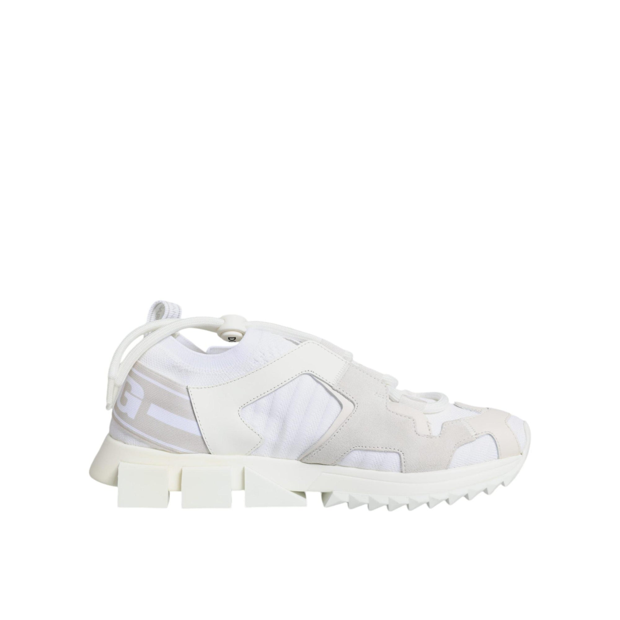 Dolce &amp; Gabbana White Mesh Sorrento Trekking Sneakers Shoes