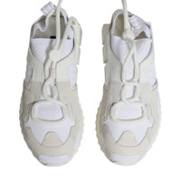 Dolce & Gabbana White Mesh Sorrento Trekking Sneakers Shoes