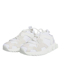 Dolce & Gabbana White Mesh Sorrento Trekking Sneakers Shoes