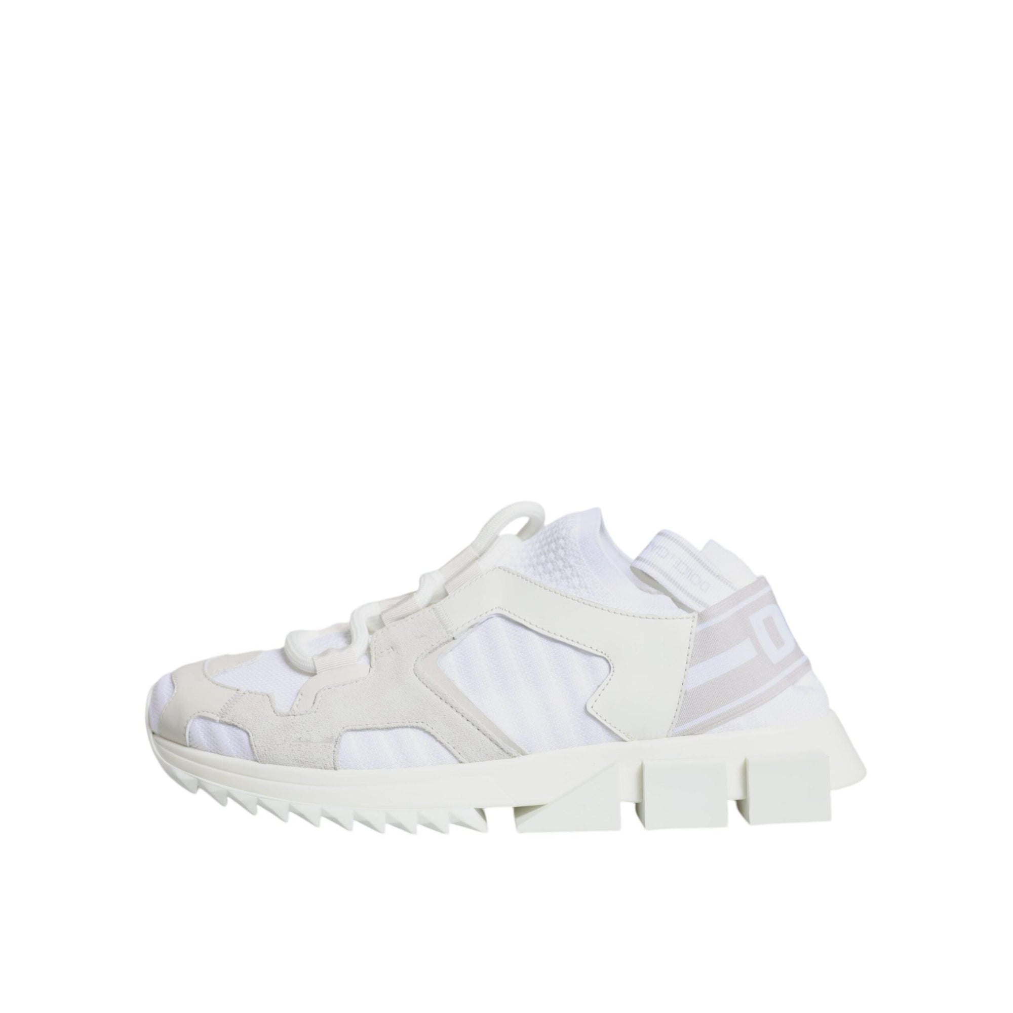 Dolce &amp; Gabbana White Mesh Sorrento Trekking Sneakers Shoes