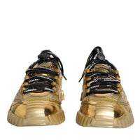 Dolce & Gabbana Metallic Gold NS1 Low Top Sneakers Shoes