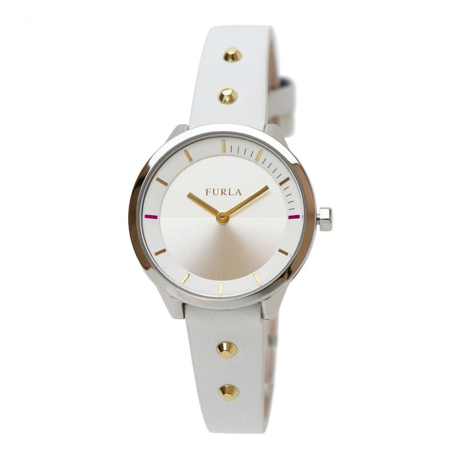 Furla White Leather Watch