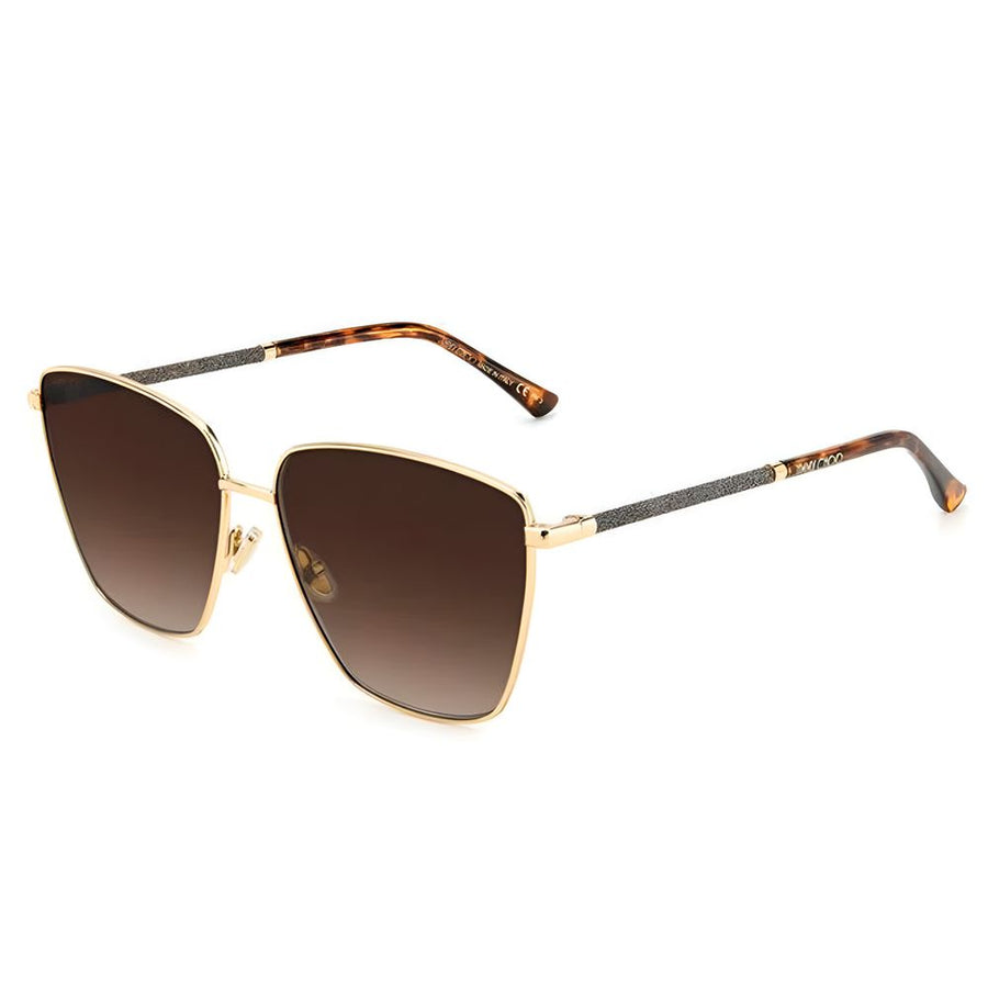 Jimmy Choo Gold Metal Sunglasses