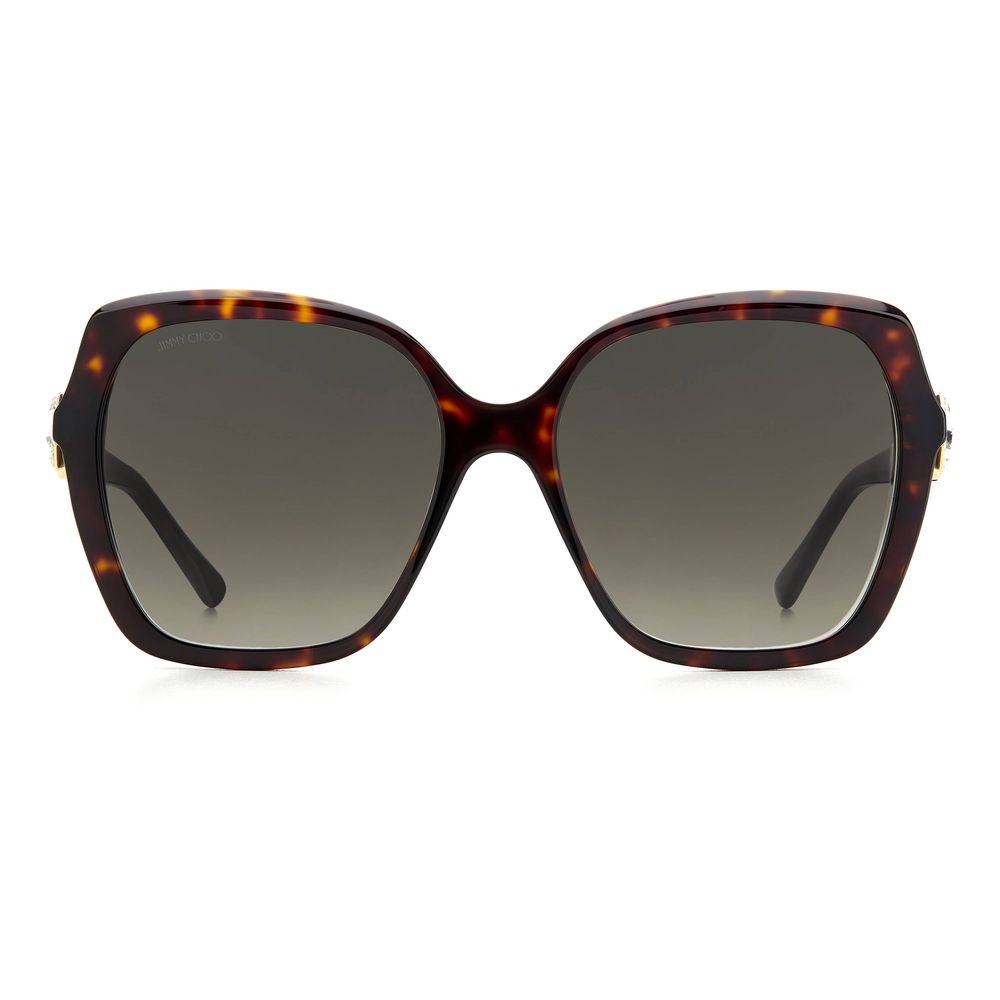 Jimmy Choo Brown Acetate Sunglasses