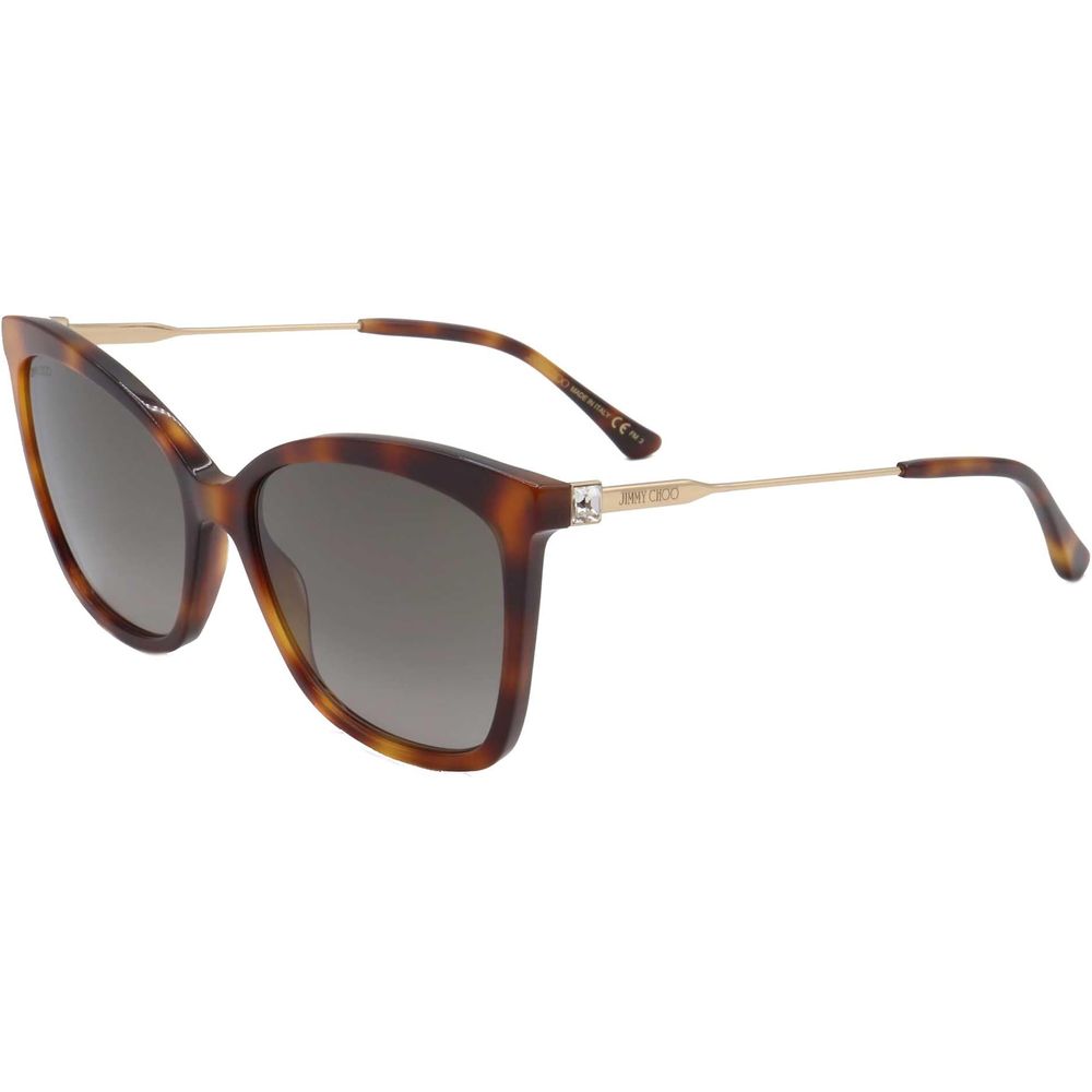 Jimmy Choo Brown Metal Sunglasses