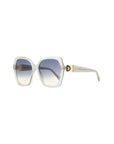 Jimmy Choo White Resin Sunglasses