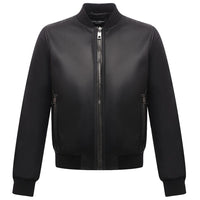 Dolce & Gabbana Black Leather Di Lambskin Jacket