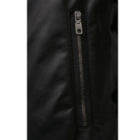 Dolce & Gabbana Black Leather Di Lambskin Jacket