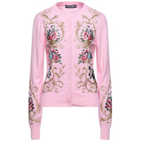 Dolce & Gabbana Pink Cashmere Sweater