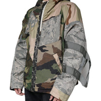 Dolce & Gabbana Multicolor Camouflage Full Zip Hooded Jacket