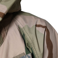 Dolce & Gabbana Multicolor Camouflage Full Zip Hooded Jacket