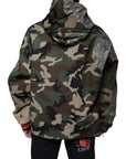 Dolce & Gabbana Multicolor Camouflage Hooded Sweatshirt Sweater